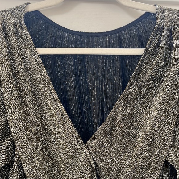 Peplum Sparkle Blouse XL - Picture 3 of 3